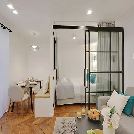 Apartmán Charming - 2br 6p - Gare Saint-lazare *